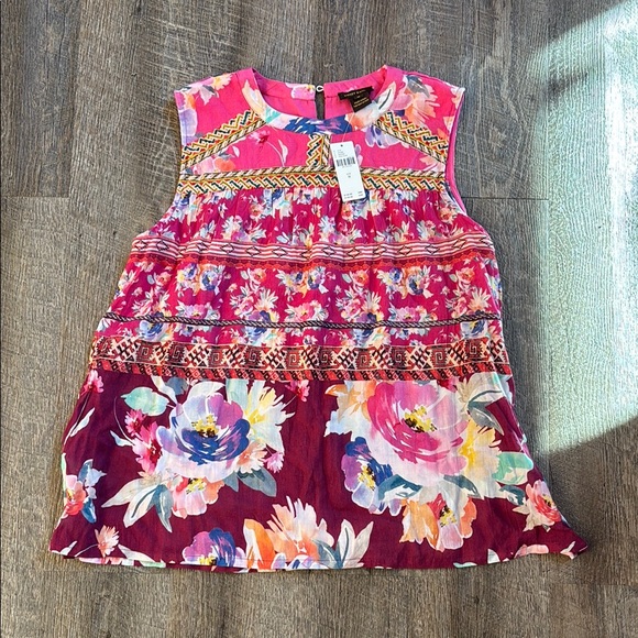 ANTHROPOLOGIE Floral Sleeveless Top - Picture 1 of 5